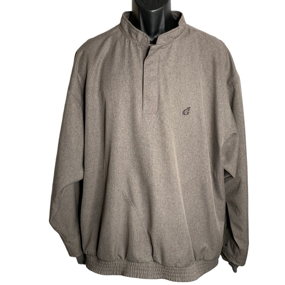 Zero Restriction Golf Pullover Jacket Xl Beige Gr… - image 1